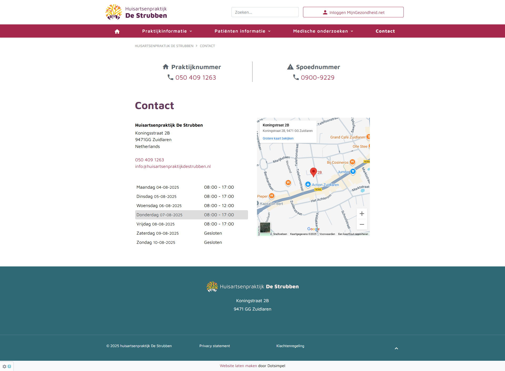 Huisartsenpraktijk De Strubben